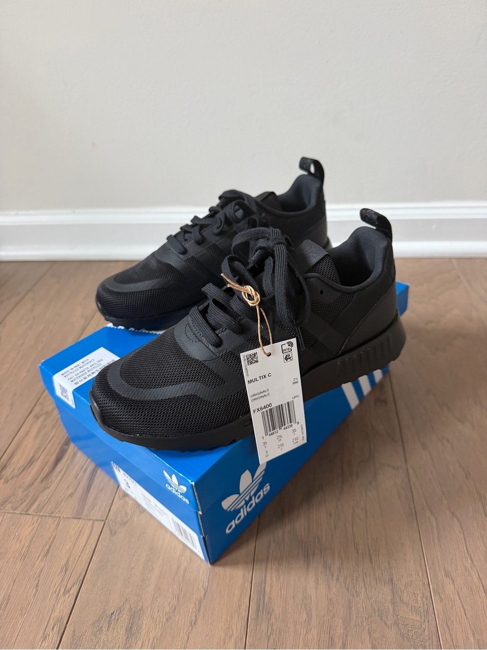 NWT adidas Black Multix Sneakers